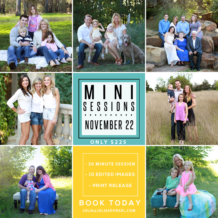 Frisco photographer Mini sessions