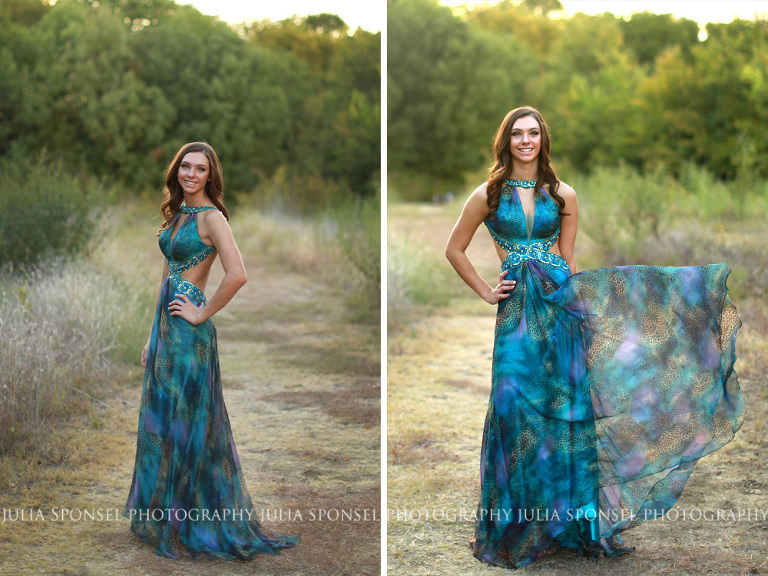 throwing the dress senior photos