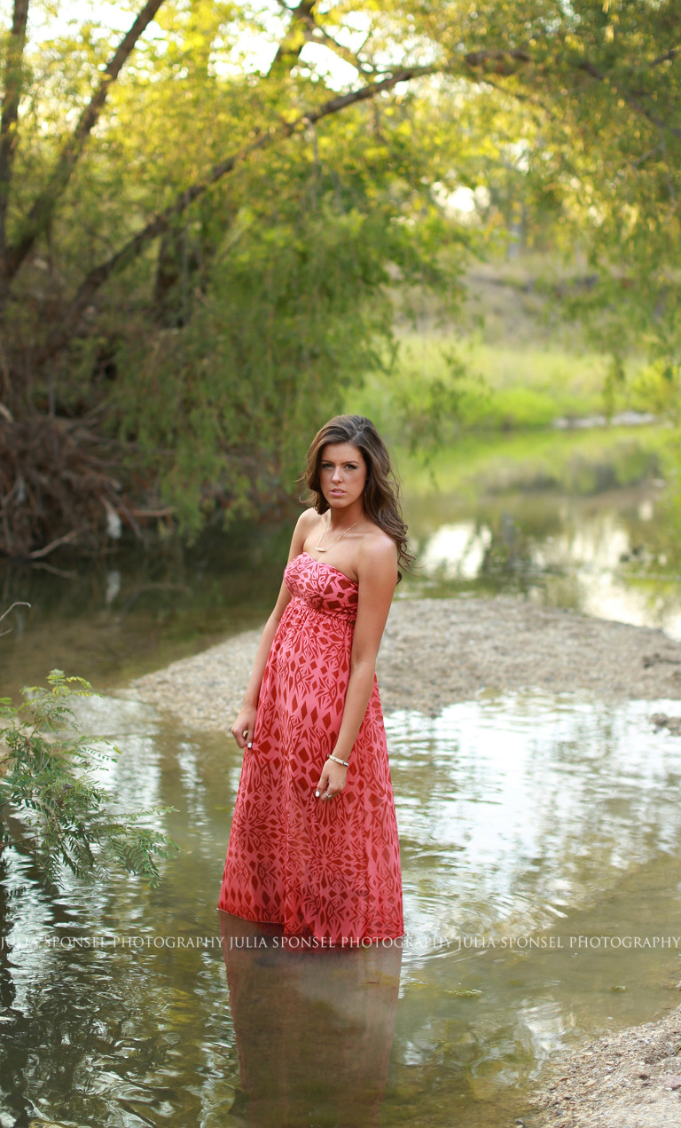 senior photos in lake frisco