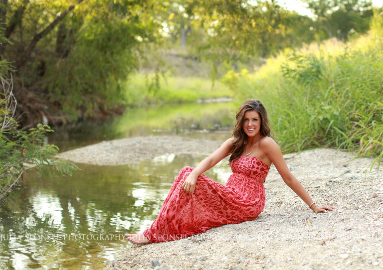 senior photos in water frisco