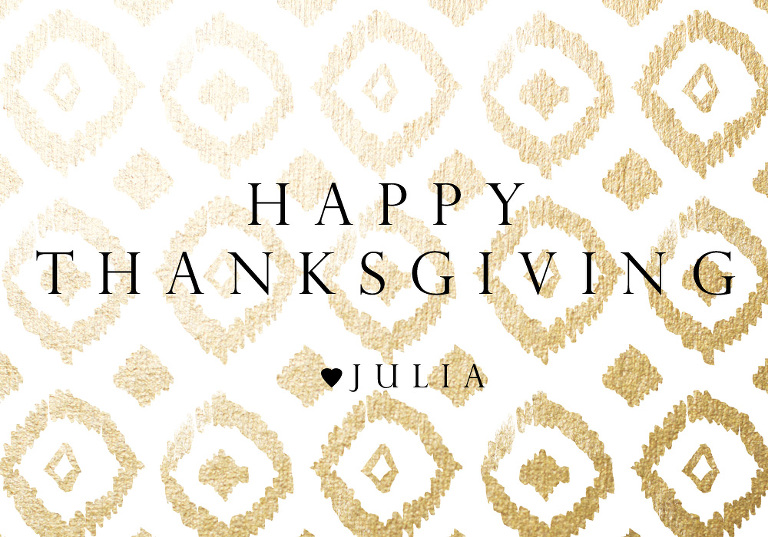 julia sponsel happy thanksgiving