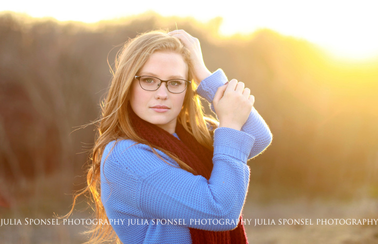 golden hour senior photos frisco