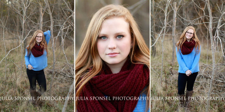 redhead senior photos