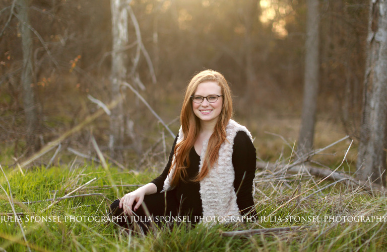 redhead senior photos frisco