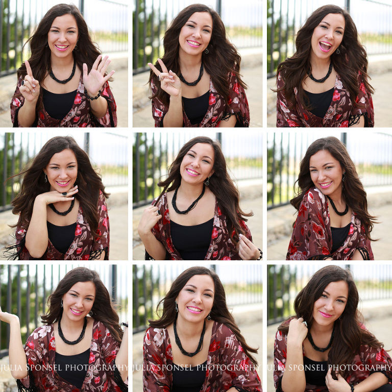 fun senior photos allen