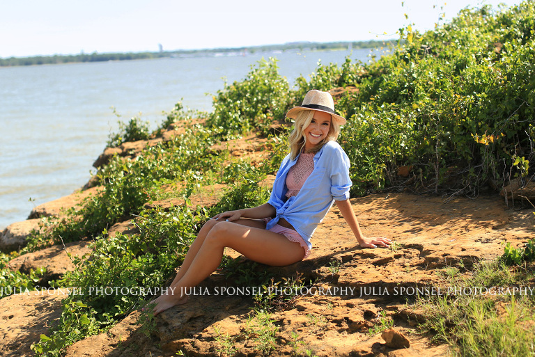 beach senior photos 