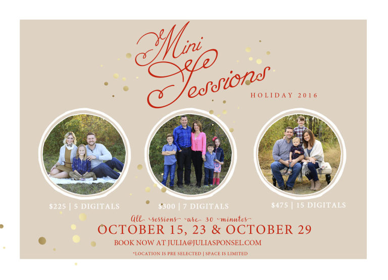 2016 Frisco holiday mini sessions